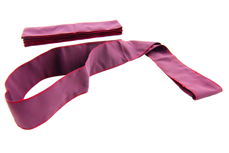 Szarfa gimnastyczna Akson 114 cm x 5,5 cm — fioletowa szarfa do ćwiczeń grupowych i zabaw
