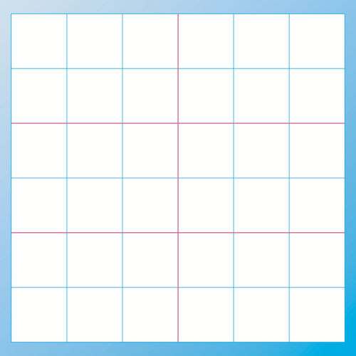 Mata SUDOKU Akson — detal grafiki, zbliżenie na pola gry i strukturę materiału frontlit laminowanego