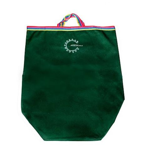 Akson worek do skakania 80 cm — widok spodu 25 cm × 25 cm z podwójną warstwą materiału