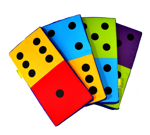 Poduszki zestaw Mega Domino 21 szt