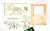 Edukacyjny zestaw Triceratops EDUBOBO z drewnianą tacą 40x25 cm i kompletem kości