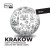 Karta z serii KRAKÓW — zastosowanie w animacji, pokazana w dłoni jako przykład formatu 12 x 12 cm i grubości laminatu