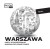 Detal karty WARSZAWA — zbliżenie laminowanego kartonu pokazujące strukturę i łatwość czyszczenia gąbką lub wilgotną ściereczką