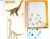 Zestaw Dinozaur Brachiozaur EDUBOBO z piaskiem kwarcowym i dużą tacą do nauki paleontologii