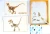 Zestaw Velociraptor EDUBOBO do wykopalisk z piaskiem kwarcowym i drewnianą tacą 400x250x60 mm