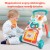 Panel edukacyjny chodzika WOOPIE BABY z pianinkiem, telefonem i elementami do zabawy sensorycznej
