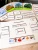 Widok na detale elementów układanki Pory Roku EDUBOBO – pismo Montessori i ilustracje przyrody