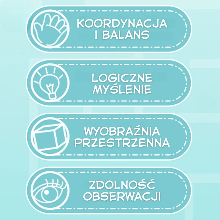 Widok kuli labiryntu WOOPIE z góry pokazujący przestrzenne ścieżki
