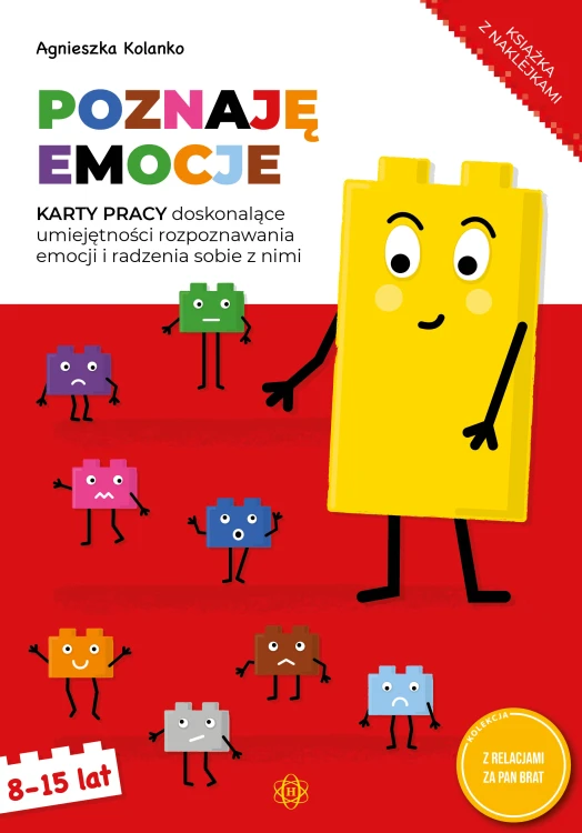 Poznaję emocje karty pracy HARMONIA – okładka i ilustracje do rozpoznawania emocji