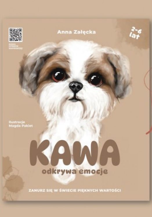 Ilustracja z książki Kawa odkrywa emocje przedstawiająca bohaterkę w wesołym miasteczku