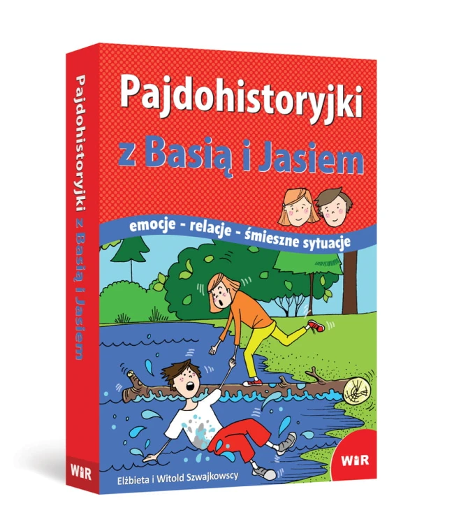Pajdohistoryjki z Basią i Jasiem 20 kart WIR - okładka zestawu edukacyjnego