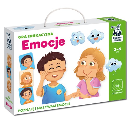 Kapitan Nauka Emocje – gra edukacyjna do rozpoznawania i nazywania emocji dla dzieci 3–6 lat