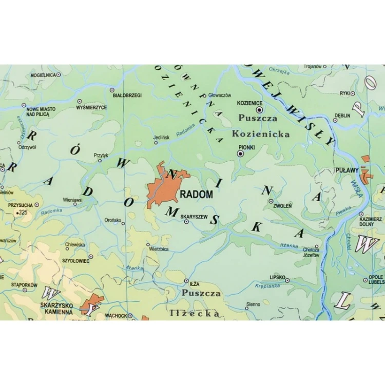 Zestaw montażowy do mapy magnetycznej Polski KARTA wraz z instrukcją