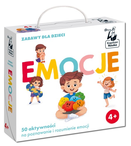 Emocje – 50 zabaw i aktywności dla dzieci rozwijających empatię i samoregulację 4+