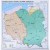 Mapa magnetyczna Polski 104x120 cm z ramą aluminiową i laminatem błysk KARTA