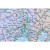 Mapa korkowa Europy 148x98 cm KARTA z aluminiową ramą i narożnikami z tworzywa, widok całości