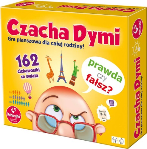Gra Czacha dymi KUKURYKU - plansza i elementy gry w quizowej rozgrywce