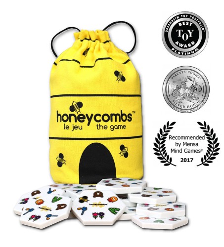 Gra Honeycombs plastry miodu PIATNIK - plansza i płytki do układania