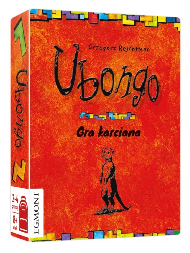Gra karciana Ubongo EGMONT - plansza i karty w rozgrywce