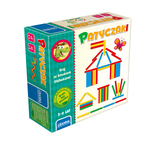 Gra edukacyjna Patyczaki dla dzieci od 3 do 6 lat marki GRANNA