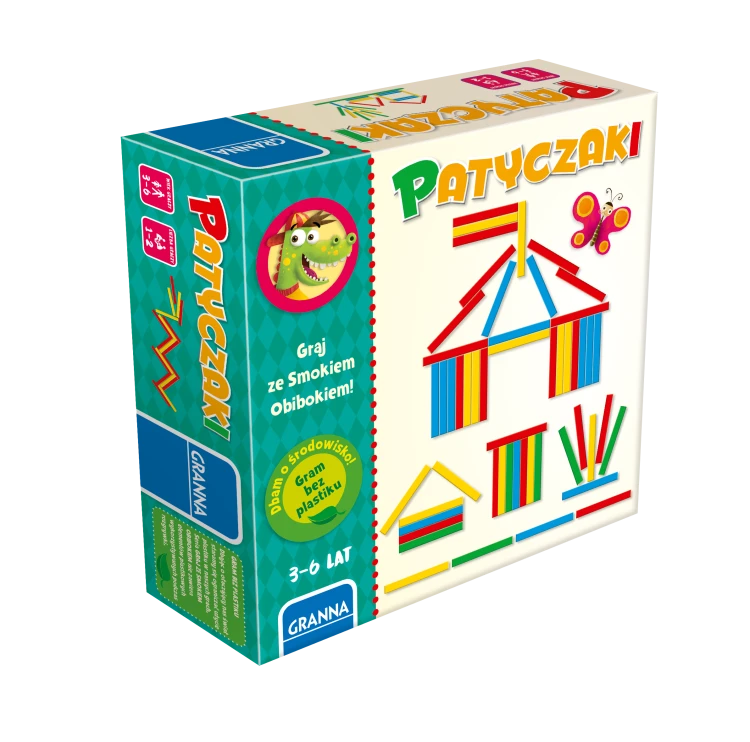 Gra edukacyjna Patyczaki dla dzieci od 3 do 6 lat marki GRANNA