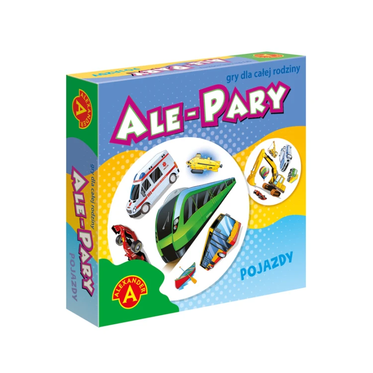 Gra karciana Mini ale pary pojazdy ALEXANDER - widok kart z pojazdami