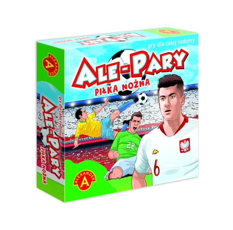 Detale kart do gry Mini Ale Pary piłka nożna ALEXANDER z obrazkami piłkarskimi