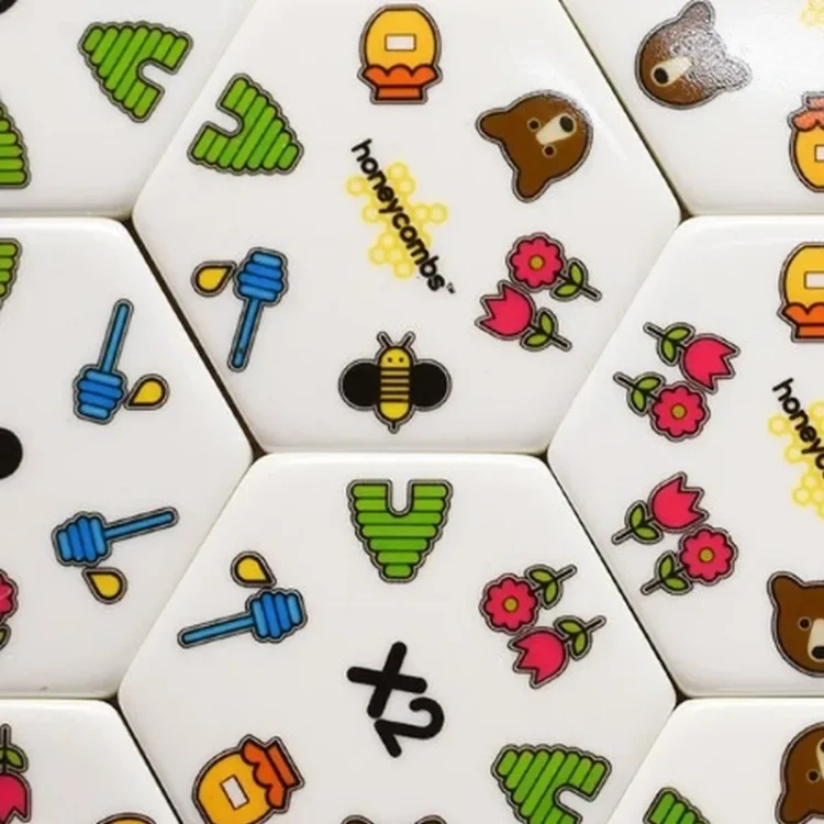 Sześciokątne kolorowe płytki Honeycombs plastry miodu PIATNIK w detalu