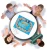 Plansza do gry Activity junior PIATNIK z kolorowymi polami i klepsydrą