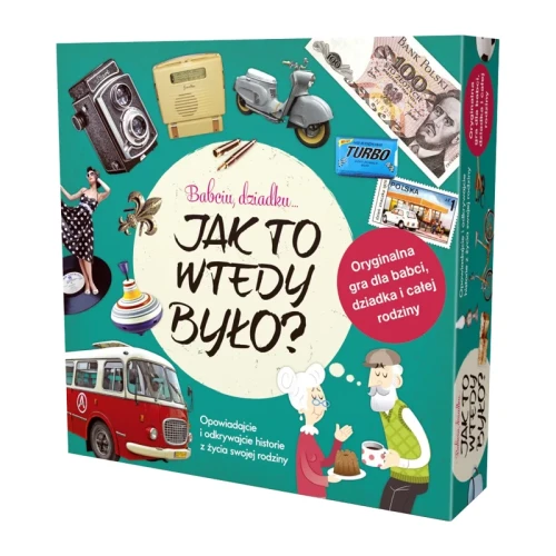 Gra Babciu dziadku jak to wtedy było FAMILIUM z planszą i kartami retro