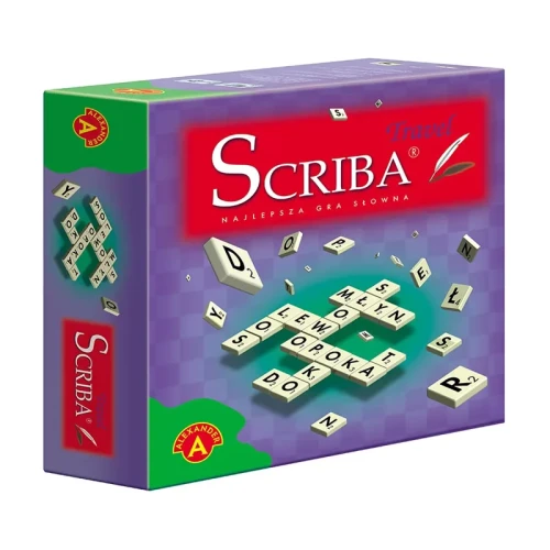 Gra słowna Scriba Travel ALEXANDER - plansza z literami