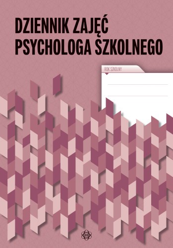 Dziennik zajęć psychologa szkolnego HARMONIA w formacie A4, widok okładki