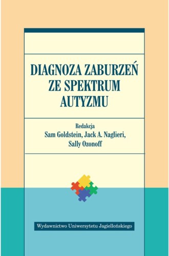 Diagnoza zaburzeń ze spektrum autyzmu – okładka podręcznika Wydawnictwa Uniwersytetu Jagiellońskiego