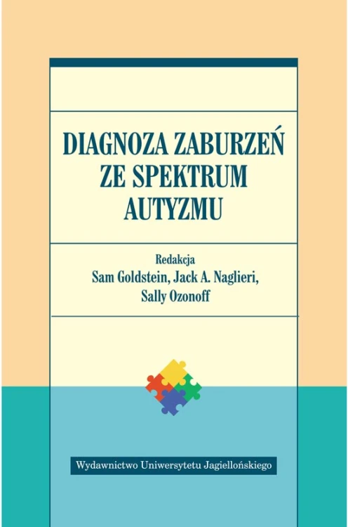 Diagnoza zaburzeń ze spektrum autyzmu – okładka podręcznika Wydawnictwa Uniwersytetu Jagiellońskiego