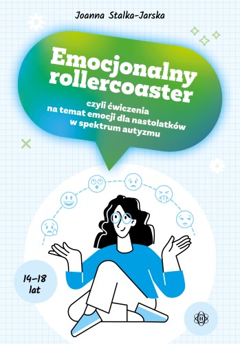 Okładka publikacji Emocjonalny rollercoaster ćwiczenia dla nastolatków HARMONIA