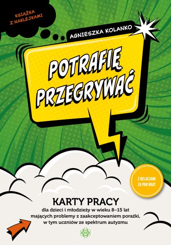 Okładka kart pracy Potrafię przegrywać dla dzieci 8–15 lat marki HARMONIA