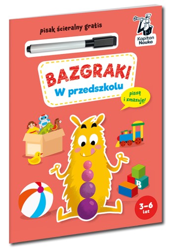 Bazgraki. W przedszkolu zeszyt edukacyjny EDGARD okładka z 2025 roku