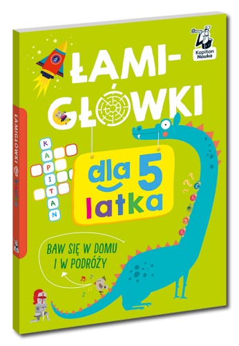 Łamigłówki dla 5-latka EDGARD — książka z zagadkami, labiryntami i ćwiczeniami logicznymi