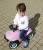 Tył jeździka BIG Bobby Car Neo Pink z hakiem do przyczepy