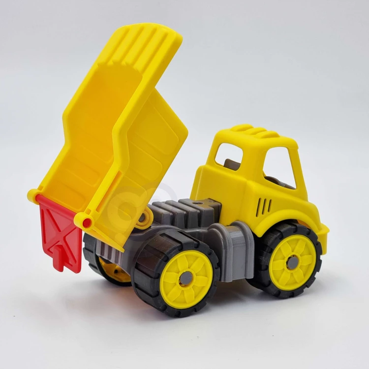 Ergonomiczny uchwyt wywrotki BIG Power Worker Mini ułatwiający pchanie zabawki