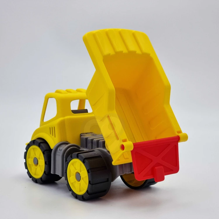 Wywrotka BIG Power Worker Mini w ruchu – stabilna i łatwa do manewrowania