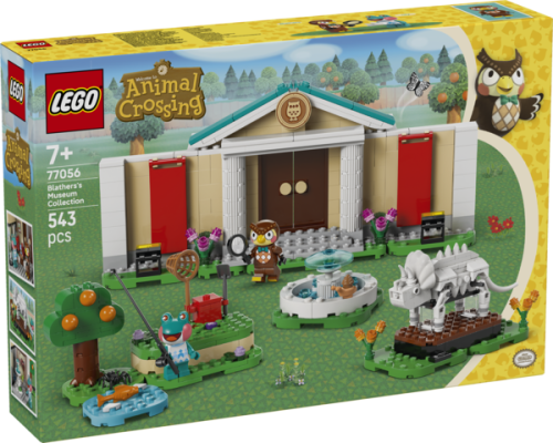 Zestaw LEGO Animal Crossing Blathers i kolekcja muzealna 77056 z minifigurkami i muzeum