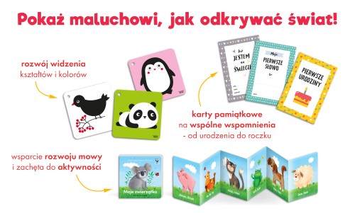 Karty do zdjęć z zestawu Mój pierwszy rok Kapitan Nauka - dokumentowanie rozwoju niemowlęcia