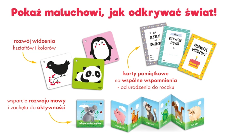 Karty do zdjęć z zestawu Mój pierwszy rok Kapitan Nauka - dokumentowanie rozwoju niemowlęcia