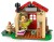 Widok na domek Goldie z zestawu LEGO Animal Crossing 77058 z akcesoriami i meblami