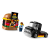 Widok minifigurek i detali LEGO City Ciężarówka z burgerami 60404