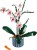 Detal zestawu LEGO Botanicals Orchidea 10311 z ruchomymi kwiatami i korzeniami powietrznymi