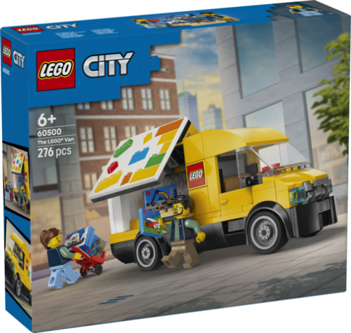 LEGO City Furgonetka 60500 jaskrawożółty model pojazdu z zestawu LEGO® do zabawy i budowania