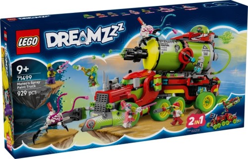Zestaw LEGO DREAMZzz Sprayowa ciężarówka Mateo 71499 z 929 elementami do kreatywnej zabawy