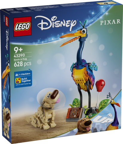 Zestaw LEGO Disney Animation Stefan i As 43290 z figurkami i akcesoriami, widok całości modelu